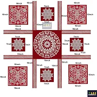 ABS HERBALS : Rangoli Sticker, kolam Sticker for: Wall, Tile, Floor, Wood, Steel Sticker [PACK OF 1SET] [MEROON]-thumb2