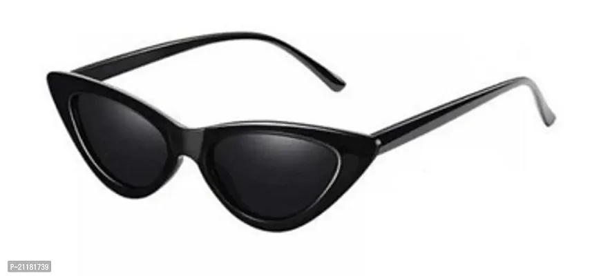 Fabulous Black Plastic Sunglasses For Men and Women Pack Of 1