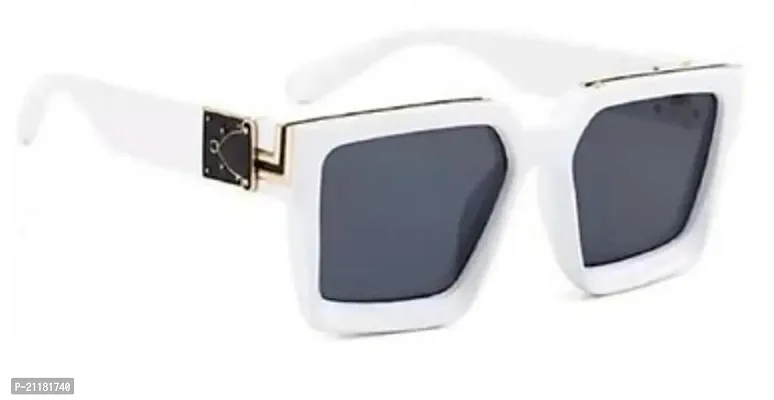 Fabulous White Plastic Sunglasses For Men and Women Pack Of 1-thumb0