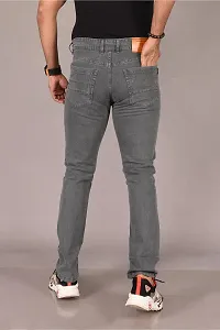 Stylish Copper Denim Solid High-Rise Jeans For Men-thumb1