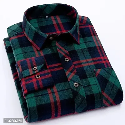 Reliable Multicoloured Cotton Checked Long Sleeves Casual Shirt For Men