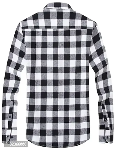 Reliable Multicoloured Cotton Checked Long Sleeves Casual Shirt For Men-thumb2