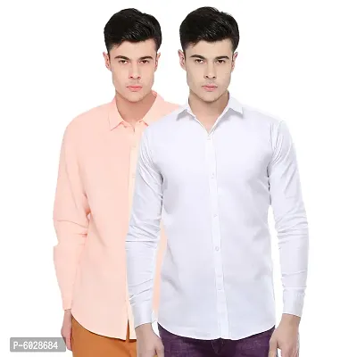 Pack Of 2 Cotton Shirts For Men