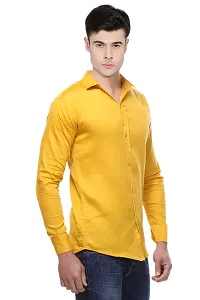 Multicoloured Cotton Solid Casual Shirts For Men-thumb1