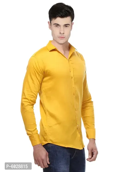 Balino London Lemon Cotton Shirt For Men-thumb0