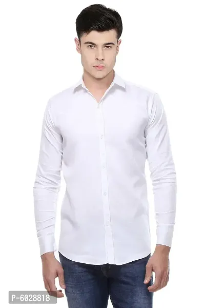 Balino London White Cotton Shirt For Men