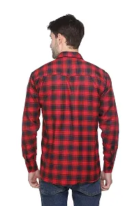 Red Check Shirt For Men-thumb1