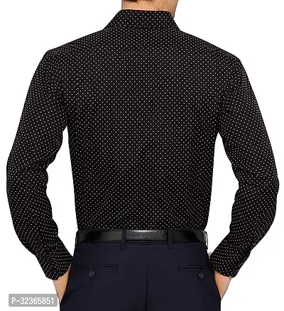 Reliable Black Cotton Printed Long Sleeves Casual Shirt For Men-thumb5