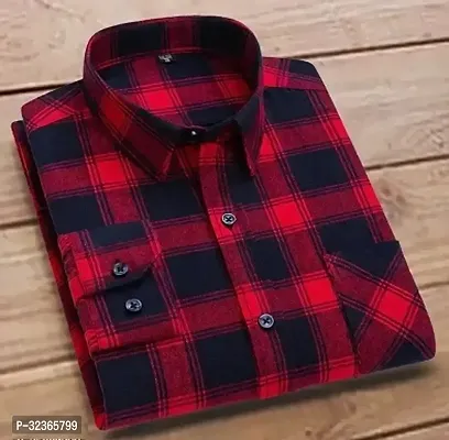 Reliable Multicoloured Cotton Checked Long Sleeves Casual Shirt For Men