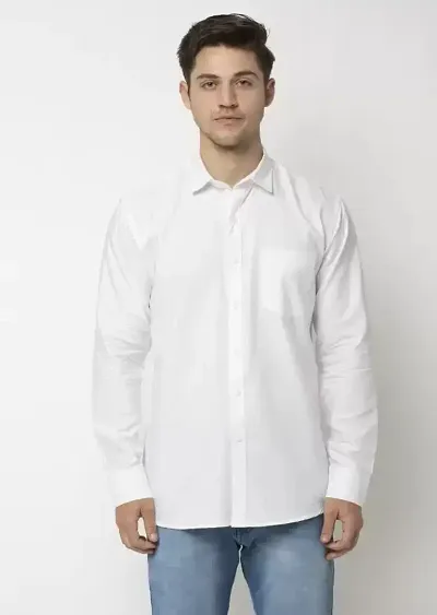 Trendy Solid Long Sleeves Shirts for Men