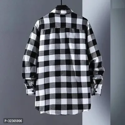 Reliable Multicoloured Cotton Checked Long Sleeves Casual Shirt For Men-thumb2