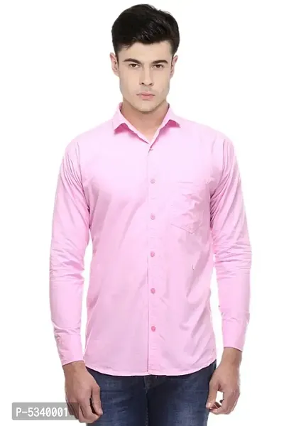 Men's Premium Plain Long Sleeves Regular Fit Casual Shirts