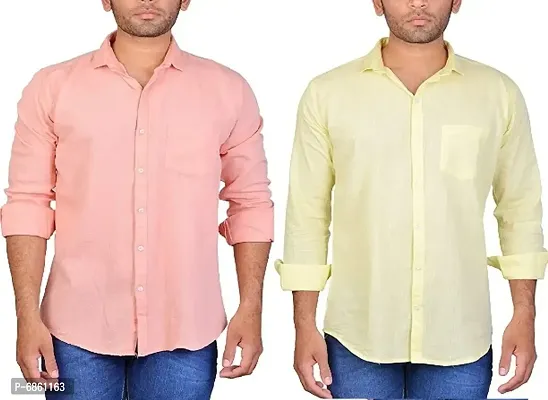 Combo of 2 Casual Shirts for Men
