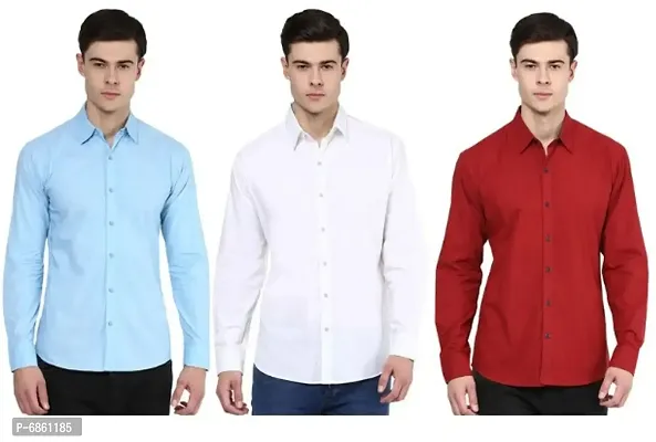Combo of 3 Casual Shirts for Men