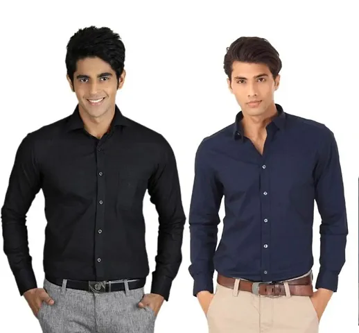 Regular Fit Cotton Shirts Combo