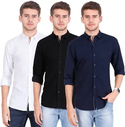 Casual Shirts for Men Combo of 3