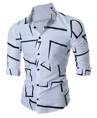 Classic Cotton Printed Casual Shirts for Men, Pack of 3-thumb3