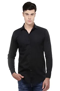 Classic Cotton Solid Casual Shirts for Men, Pack of 4-thumb4