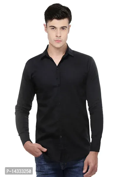 Classic Cotton Solid Casual Shirts for Men, Pack of 4-thumb5