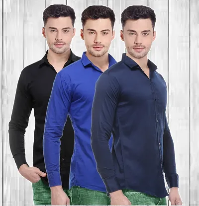 Comfortable Cotton Long Sleeves Casual Shirt 