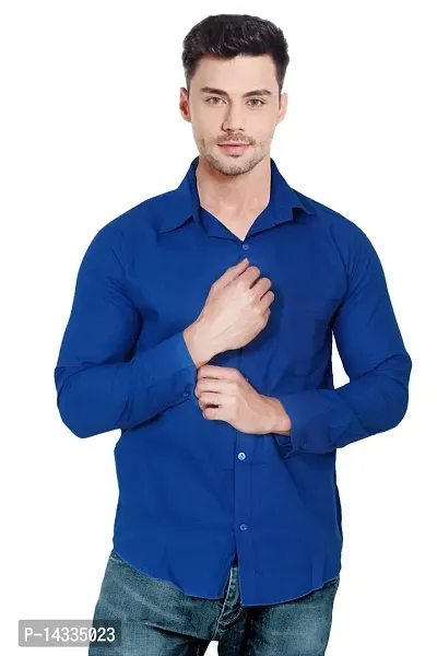 Classic Cotton Solid Casual Shirts for Men, Pack of 3-thumb4