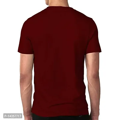Maroon  T-Shirt For Men-thumb2