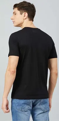 Black Printed T-Shirt For Men-thumb1