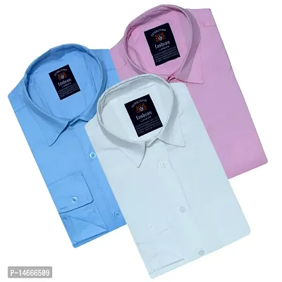 Trendy Cotton Casual Shirts For Men