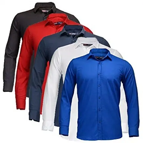 Feed Up Combo of 5 Men's Shirts