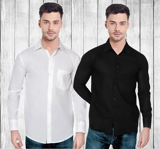 Trendy Cotton Long Sleeves Casual Shirt 