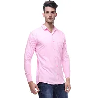 Multicoloured Cotton Solid Casual Shirts For Men-thumb1