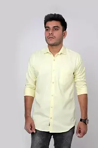 Multicoloured Cotton Solid Casual Shirts For Men-thumb2