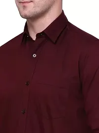 Premium Plain Long Sleeves Regular Fit Casual Shirt For Men-thumb4