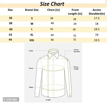 Men's Multicoloured Cotton Solid Long Sleeves Regular Fit Casual Shirt (Pack of 2)-thumb2