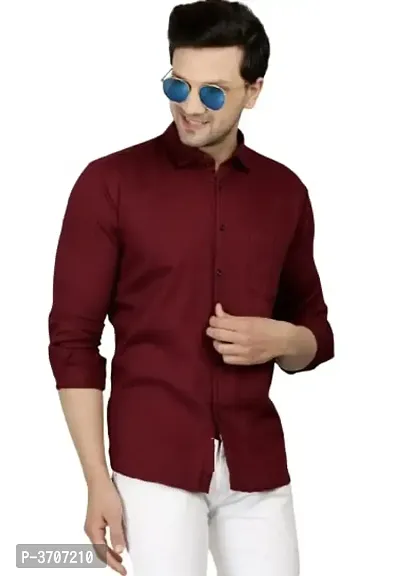 Multicoloured Cotton Solid Casual Shirts For Men-thumb4