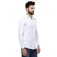 Buy 1 Get 1 Free Men's Multicoloured Cotton Solid Long Sleeves Regular Fit Formal Shirt-thumb1