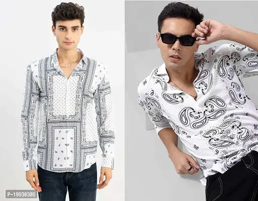 Surat Printed shirts for Men, Pack of 2