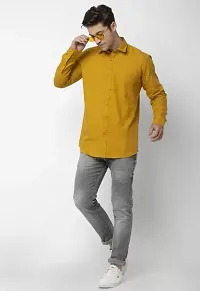 Premium Plain Long Sleeves Regular Fit Casual Shirt For Men-thumb2