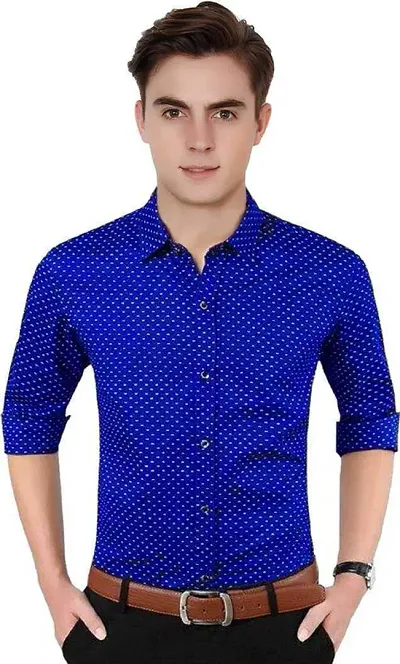 Premium Quality Polka Dot Casual Shirt For Men