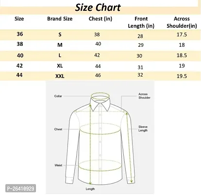 Peach cotton Solid  Shirts for Men-thumb4