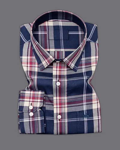 Cotton Checked Regular Fit Shirts