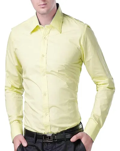 Stylish Solid Formal Shirt For Men