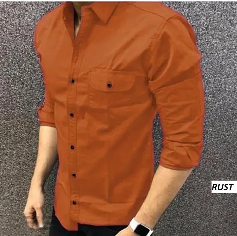 Comfortable Cotton Long Sleeves Casual Shirt 