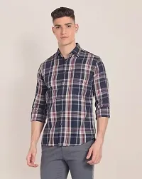 Classic Cotton Checked Casual Shirts for Men, Pack of 3-thumb3