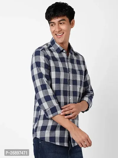Checked Casual Shirts for Men-thumb3