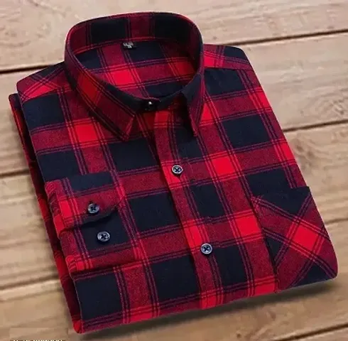 Cotton Checked Regular Fit Casual Shirt