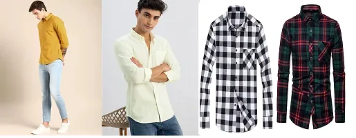 New Launched Cotton Long Sleeves Casual Shirt 