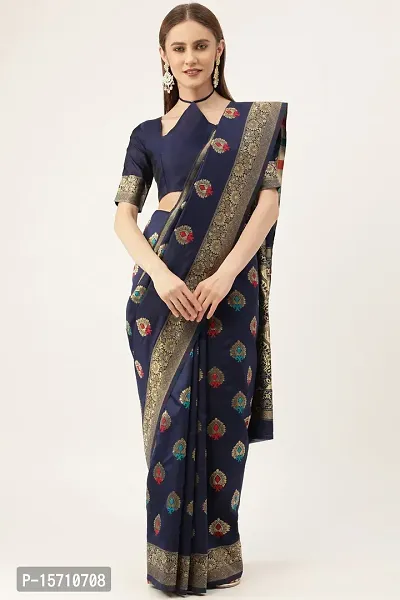 Beautiful Kanjivaram Silk Designer Weaving Saree With Blouse Piece