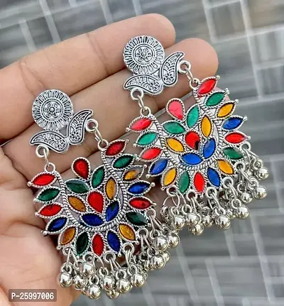 Stylish Alloy Multicoloured Chandbalis For Women