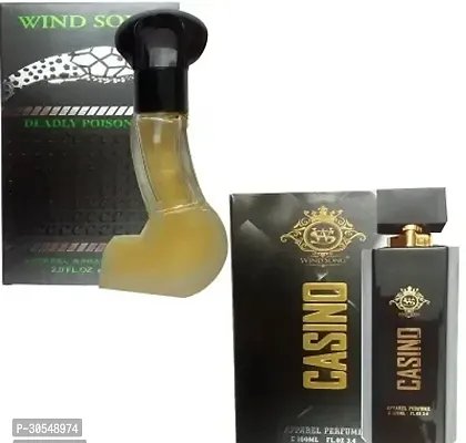 1 WINDSONG CASINO APPAREL PERFUME (100 ML) + 1 WINDSONG DEADLY POISONOUS PERFUME (100 ML)